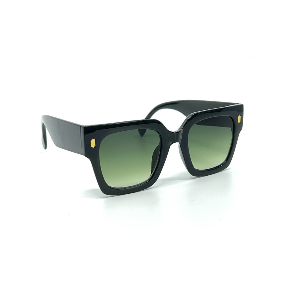 SOJOS SJ2194 C11 MZ Black Square Sunglasses UV400 New Box